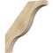 Ekena Millwork 4"W x 30"D x 30"H Funston Rough Sawn Knee Brace, Douglas Fir BRC04X30X30FST00RDF - alternate 1